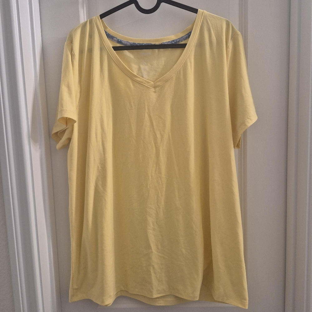 Sonoma Yellow Polo Short Sleeve Relaxed T-Shirt